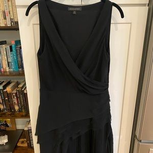 Banana republic black sleeveless dress